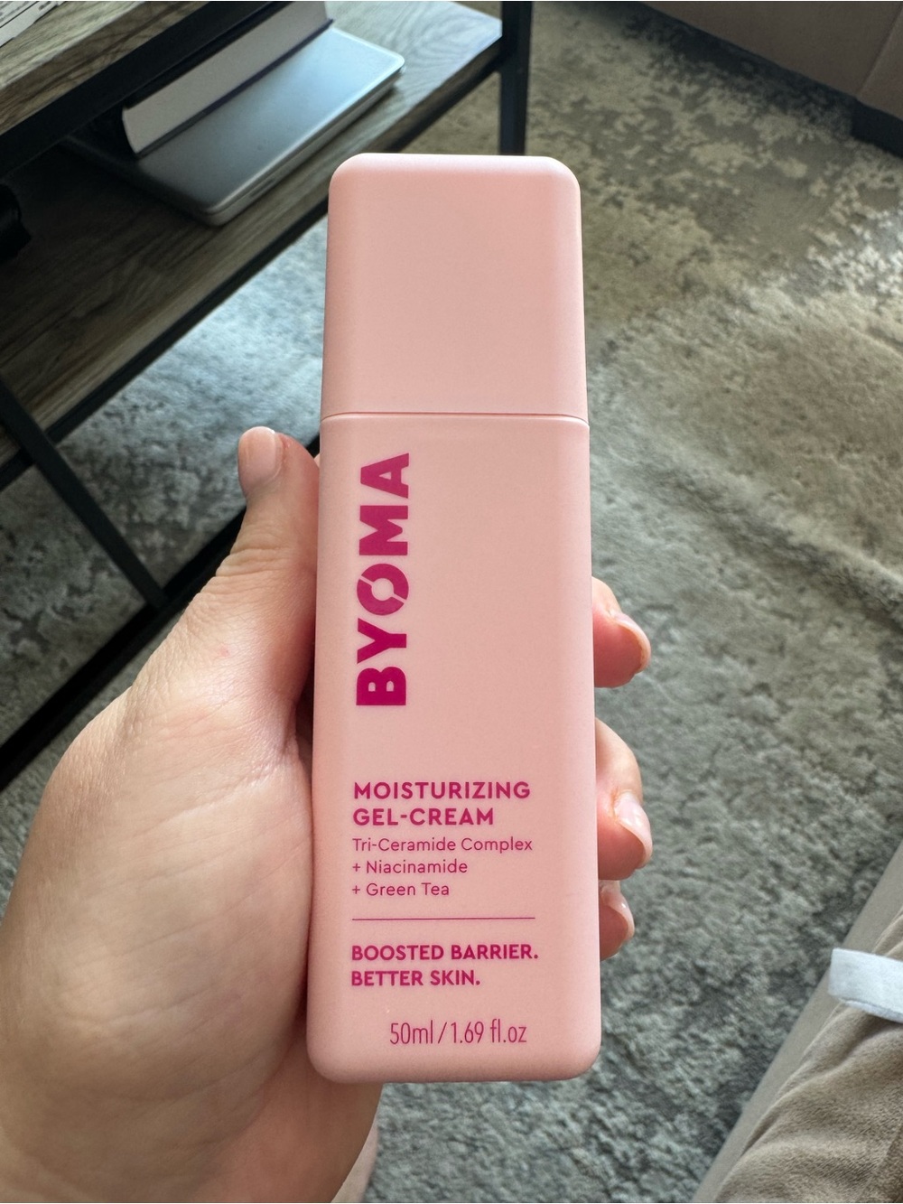 BYOMA Pink Moisturizing Gel-Cream – Lightweight Hydration